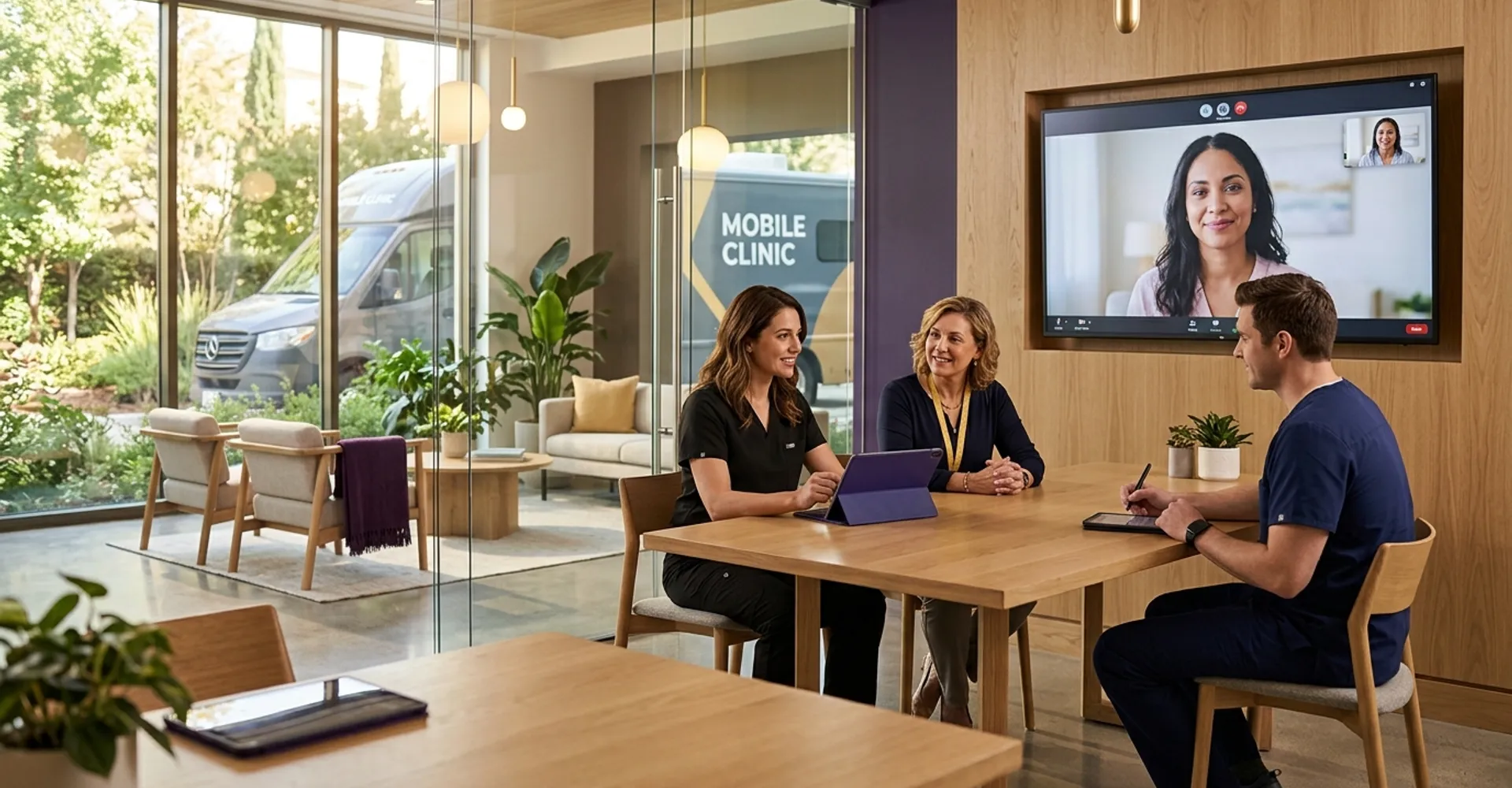 A calm, professional environment representing Ohanacare Solutions behavioral health services